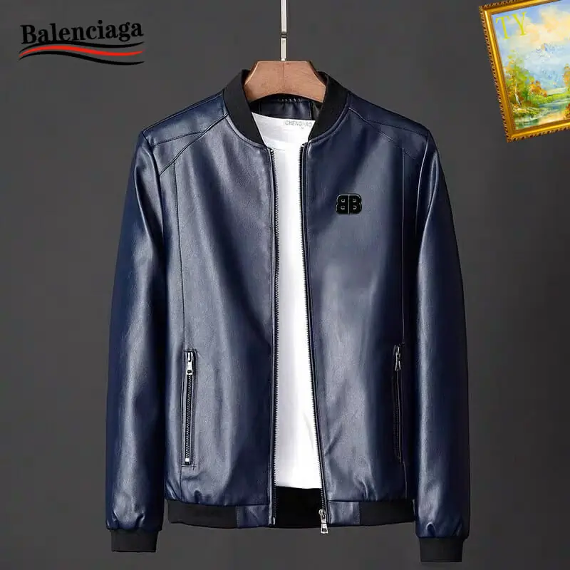 balenciaga veste manches longues pour homme s_126b070:balenciaga veste cuir homme